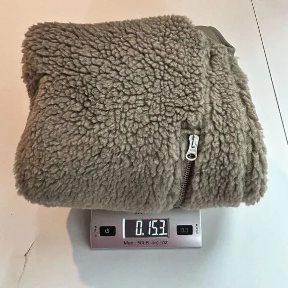 BDG Urban Outfitters Medium Borg Sherpa Vest Brown Zip Pockets Sleeveless Cozy - Picture 12 of 12